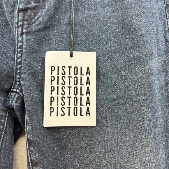 Pistola Jeans Women's 27 Audrey Mid Rise Skinny Dark Wash Past Midnight Preppy - Picture 8 of 14